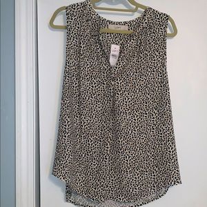 NWT Loft Leopard Tank